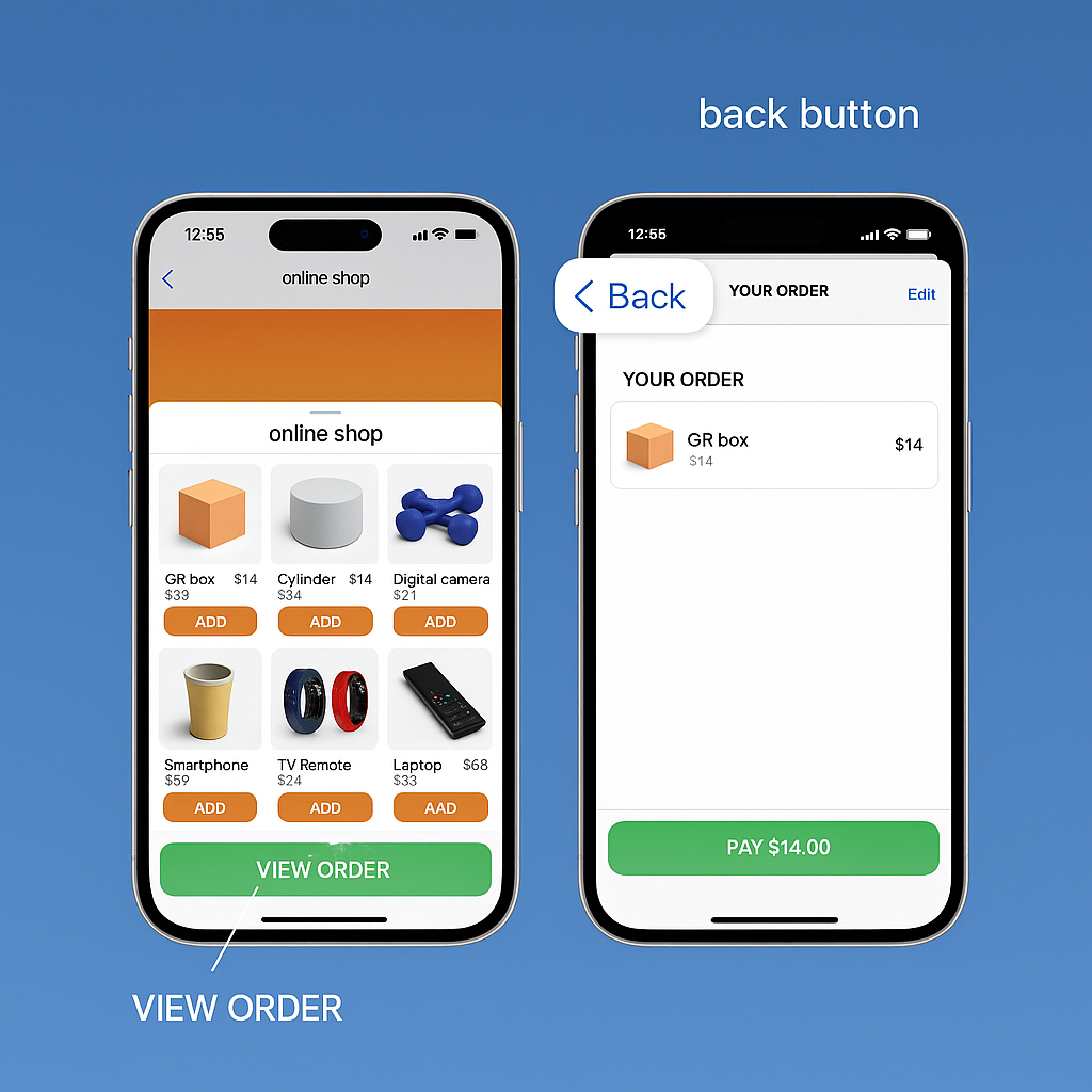 Telegram ShopBot interface